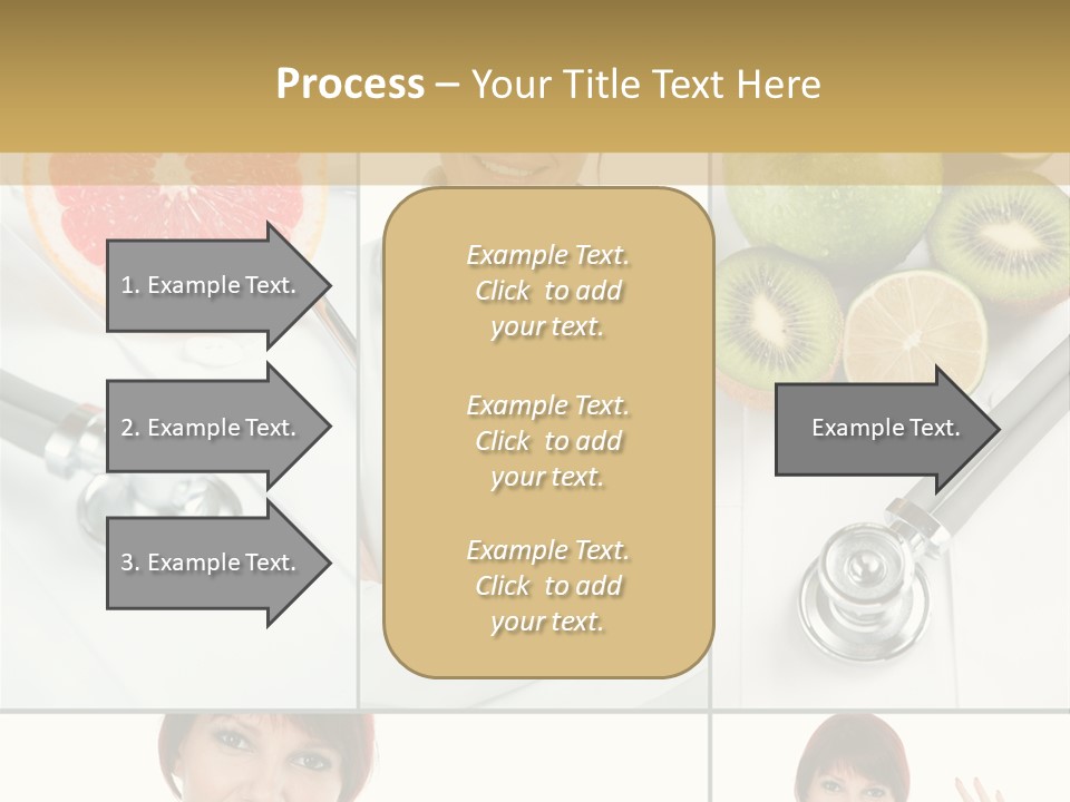 Isolated Uniform Food PowerPoint Template