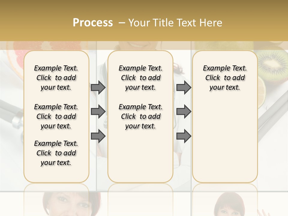 Isolated Uniform Food PowerPoint Template