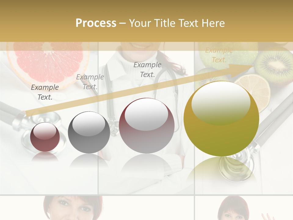 Isolated Uniform Food PowerPoint Template