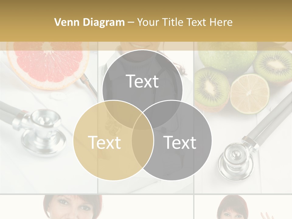 Isolated Uniform Food PowerPoint Template
