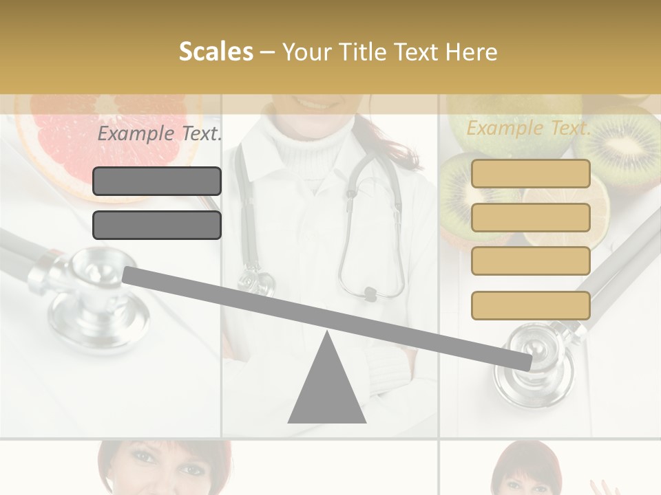 Isolated Uniform Food PowerPoint Template