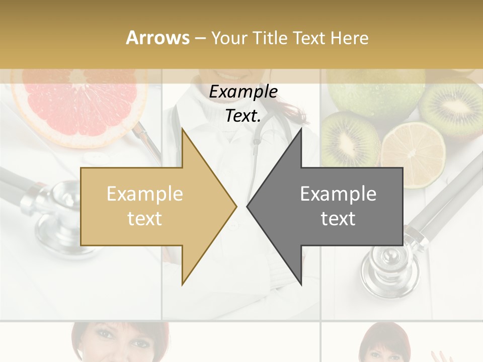 Isolated Uniform Food PowerPoint Template