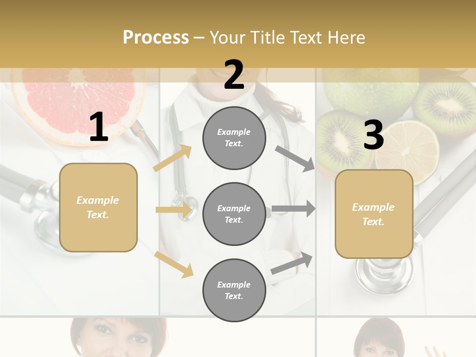 Isolated Uniform Food PowerPoint Template