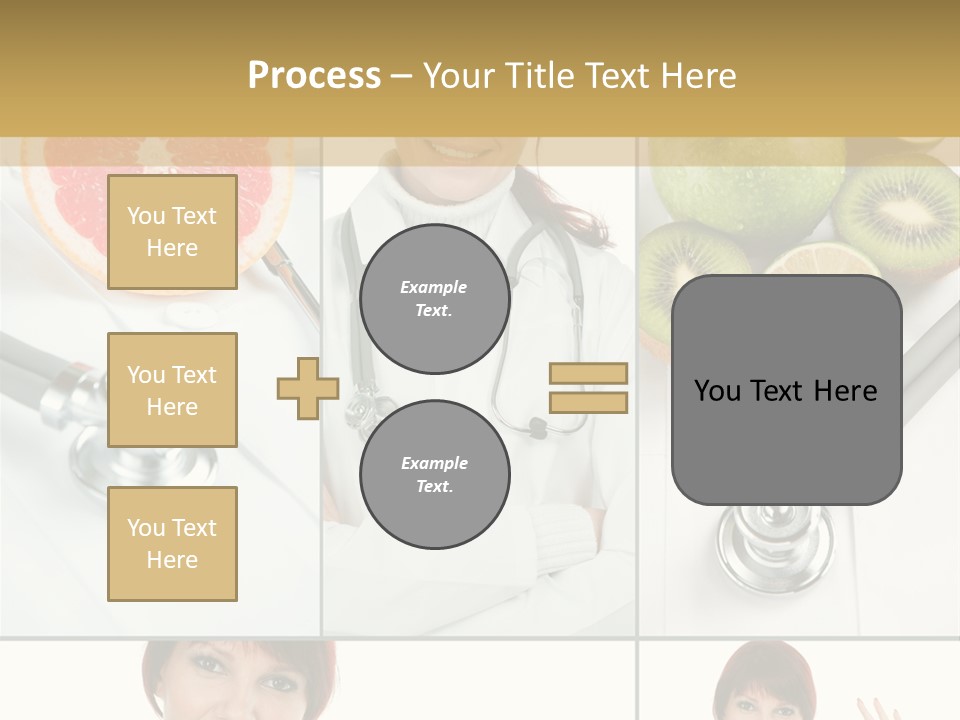 Isolated Uniform Food PowerPoint Template