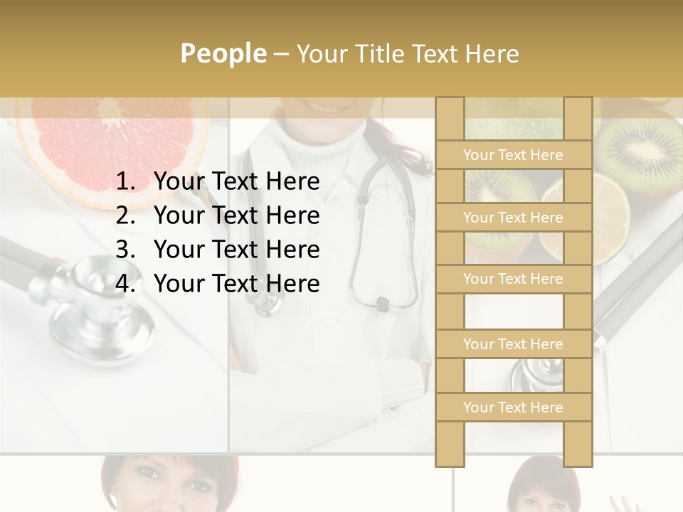 Isolated Uniform Food PowerPoint Template