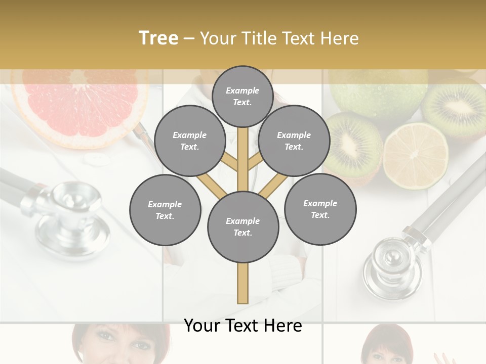 Isolated Uniform Food PowerPoint Template