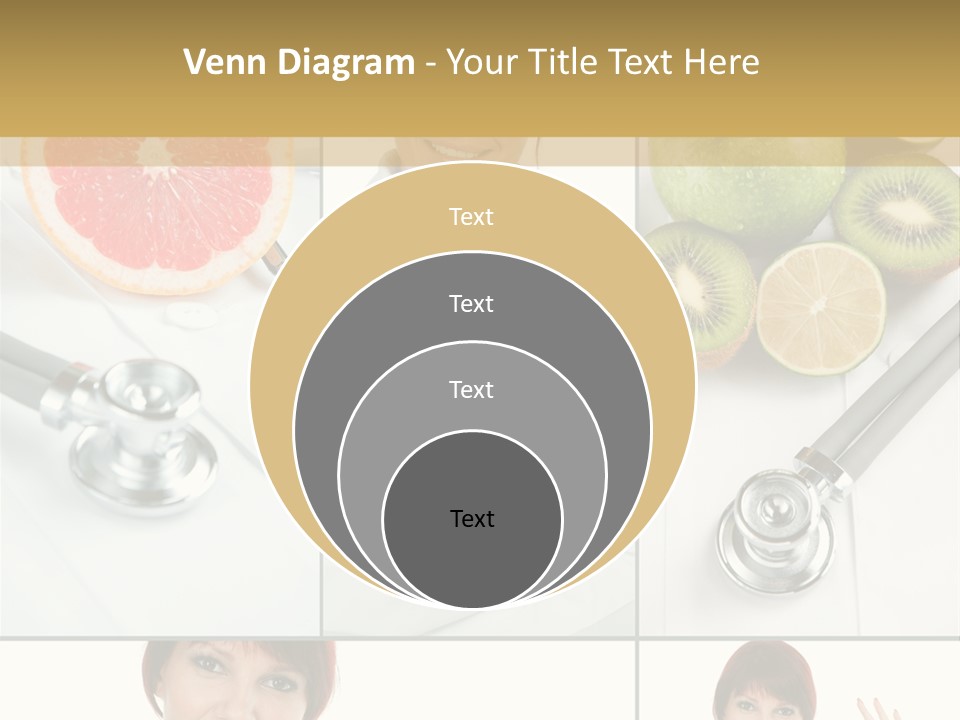 Isolated Uniform Food PowerPoint Template