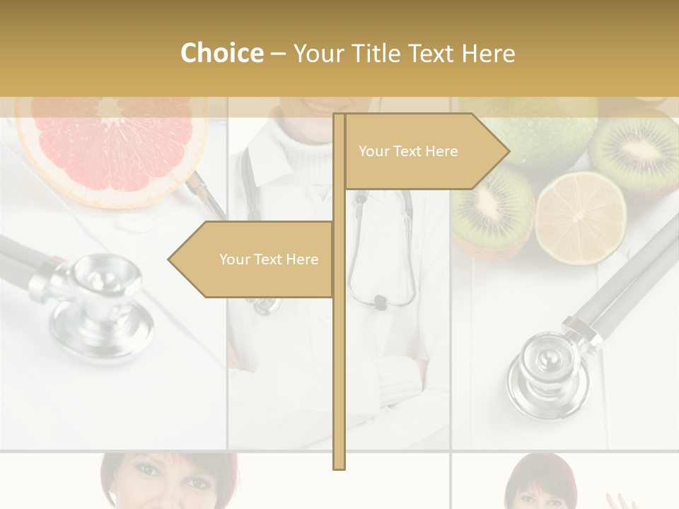 Isolated Uniform Food PowerPoint Template