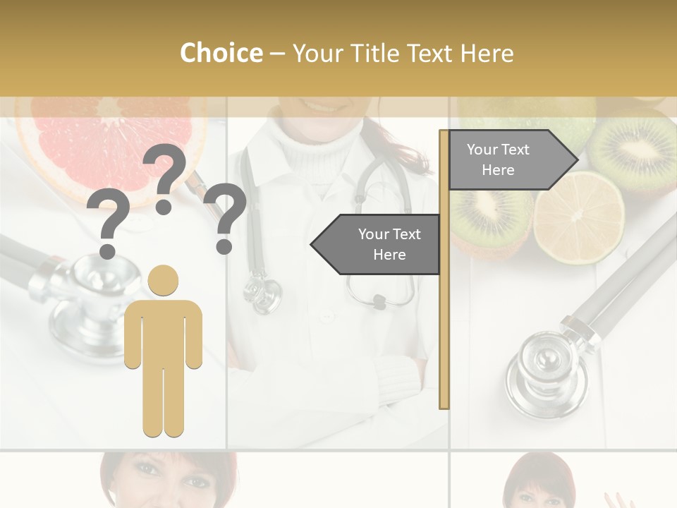 Isolated Uniform Food PowerPoint Template