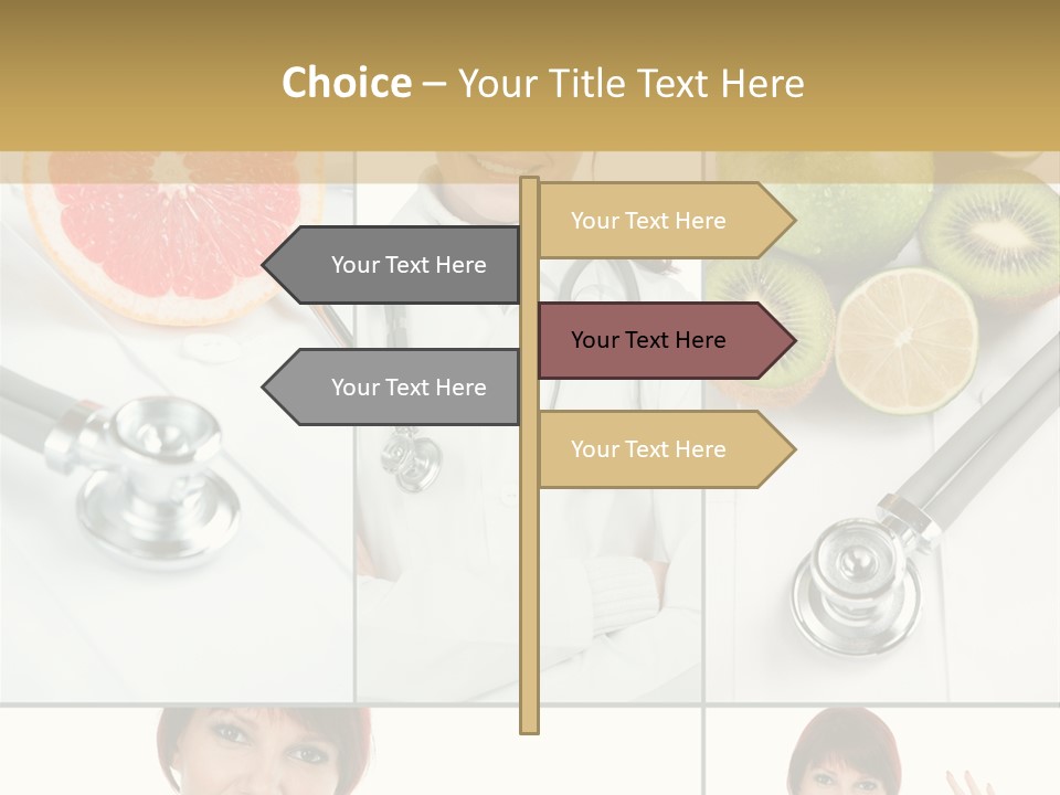 Isolated Uniform Food PowerPoint Template