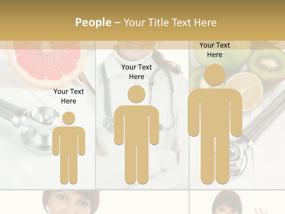 Isolated Uniform Food PowerPoint Template