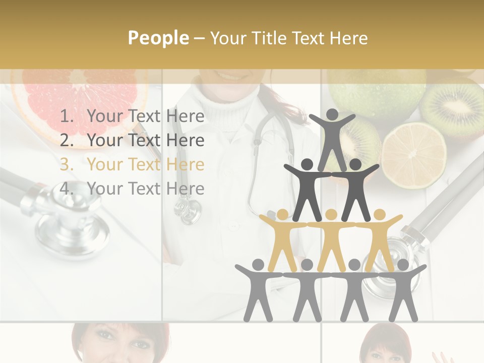 Isolated Uniform Food PowerPoint Template