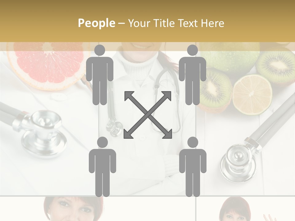 Isolated Uniform Food PowerPoint Template