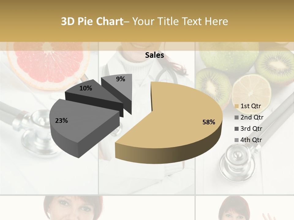 Isolated Uniform Food PowerPoint Template