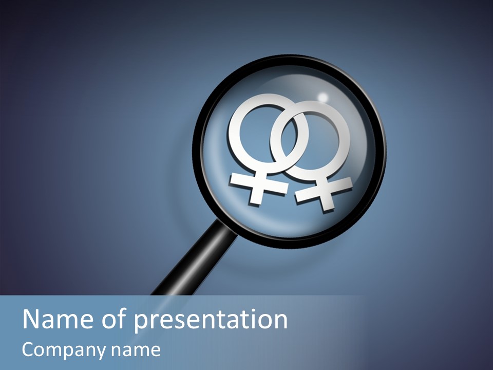 Love Gender Attractive PowerPoint Template
