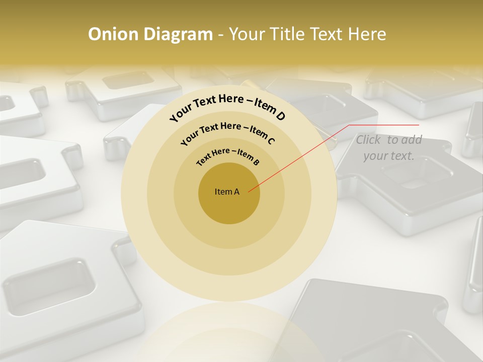 Decoration Yellow Gold PowerPoint Template