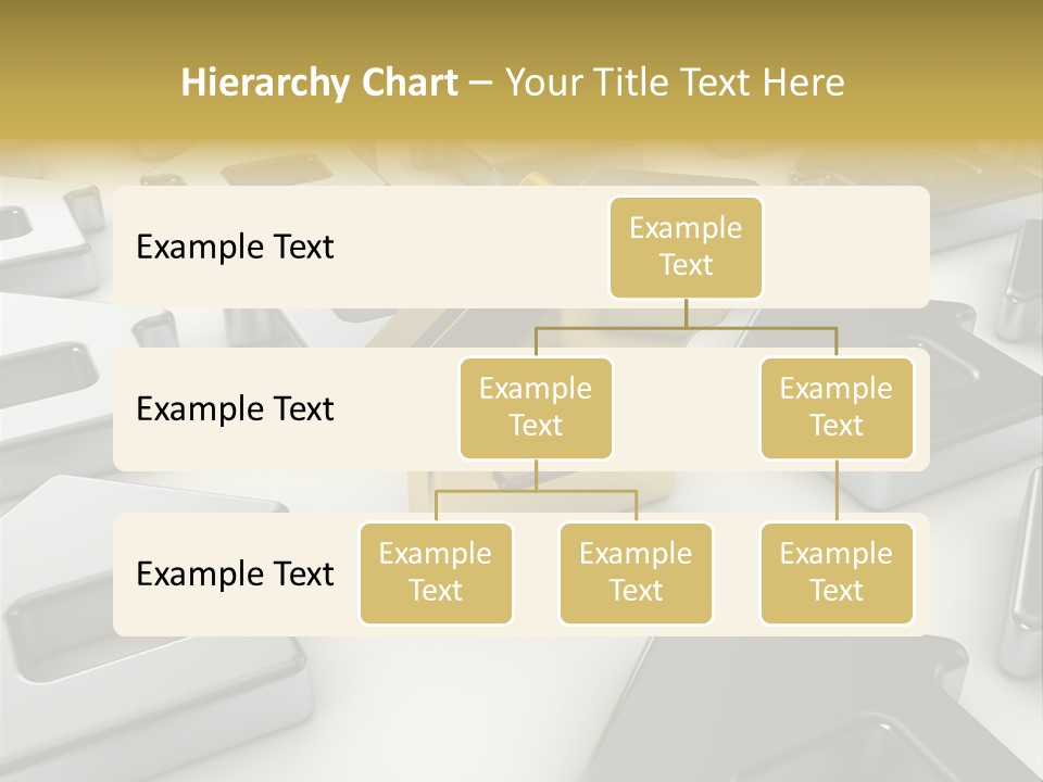 Decoration Yellow Gold PowerPoint Template