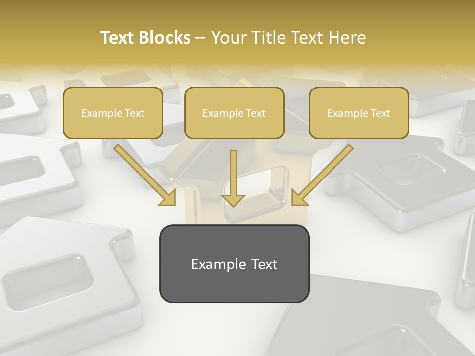 Decoration Yellow Gold PowerPoint Template