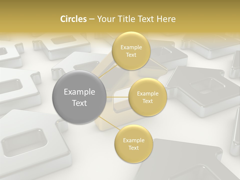 Decoration Yellow Gold PowerPoint Template