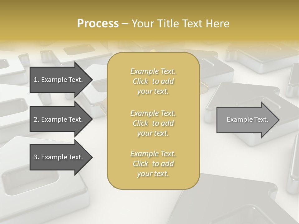 Decoration Yellow Gold PowerPoint Template