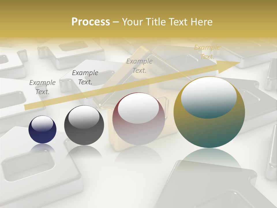Decoration Yellow Gold PowerPoint Template