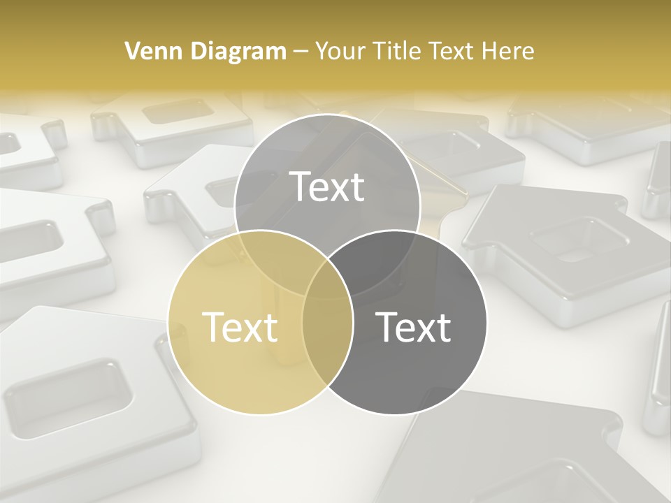 Decoration Yellow Gold PowerPoint Template