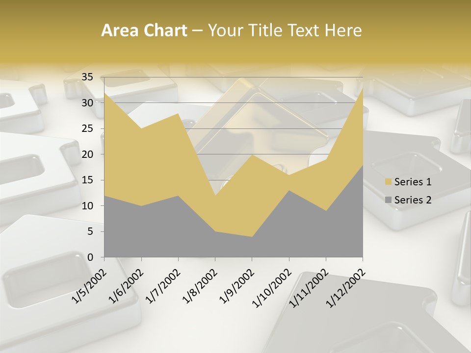 Decoration Yellow Gold PowerPoint Template