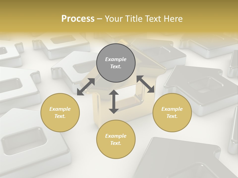 Decoration Yellow Gold PowerPoint Template