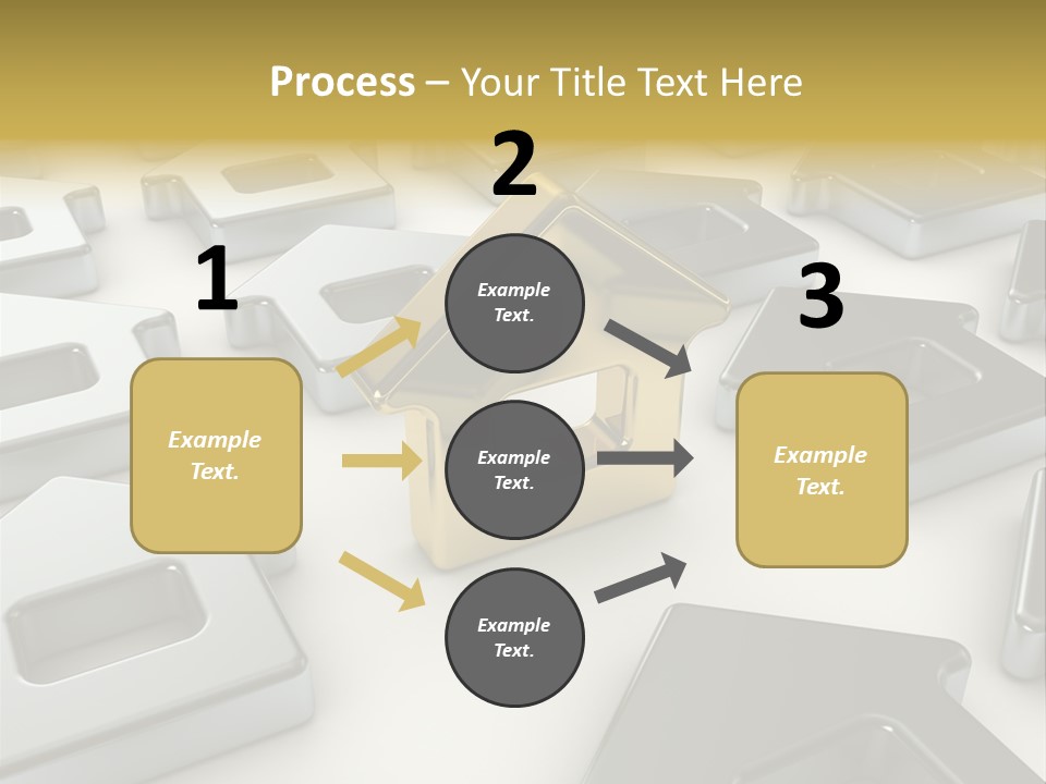 Decoration Yellow Gold PowerPoint Template