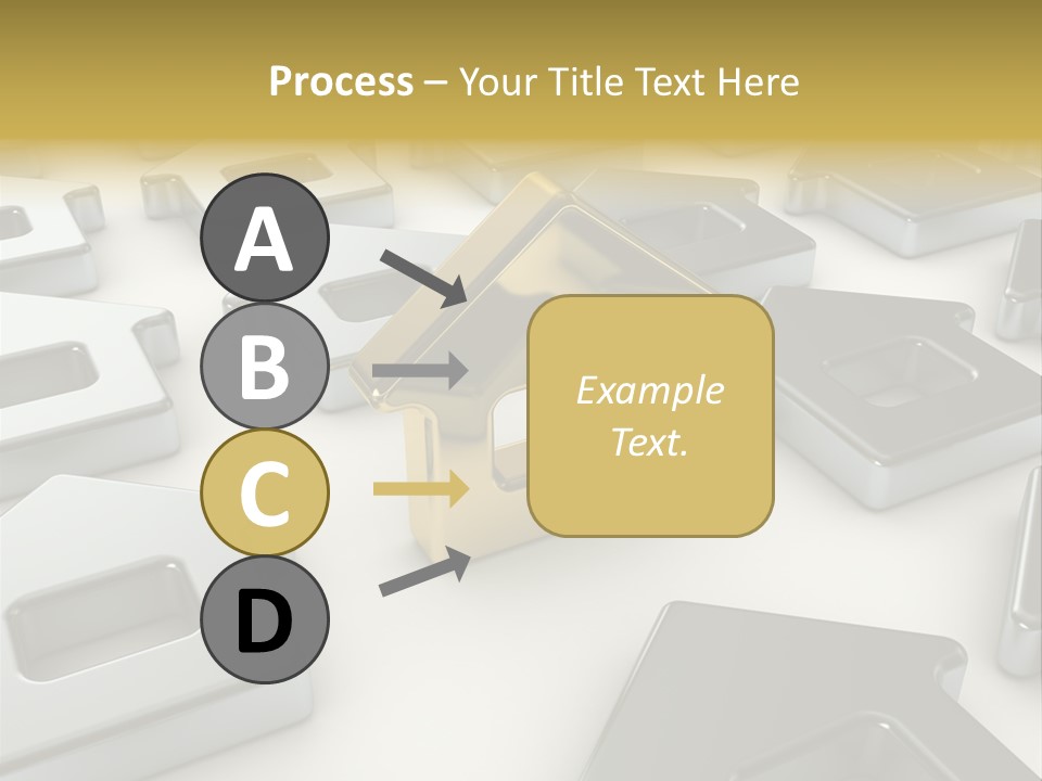 Decoration Yellow Gold PowerPoint Template