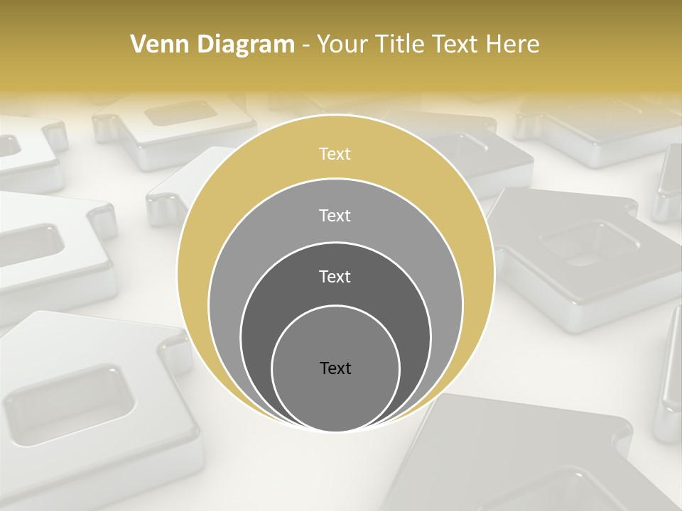 Decoration Yellow Gold PowerPoint Template
