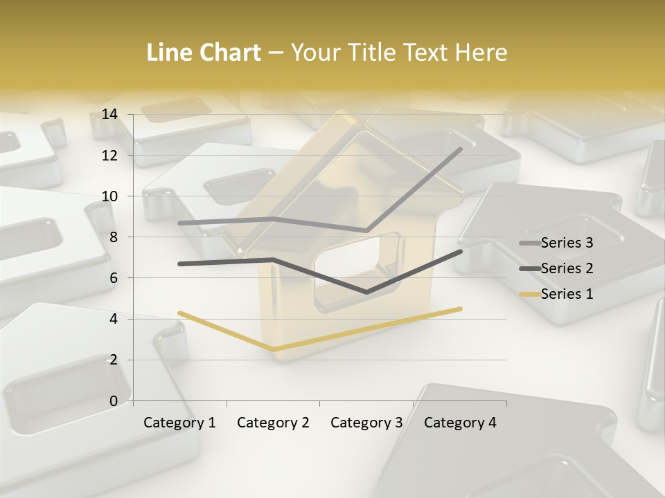 Decoration Yellow Gold PowerPoint Template