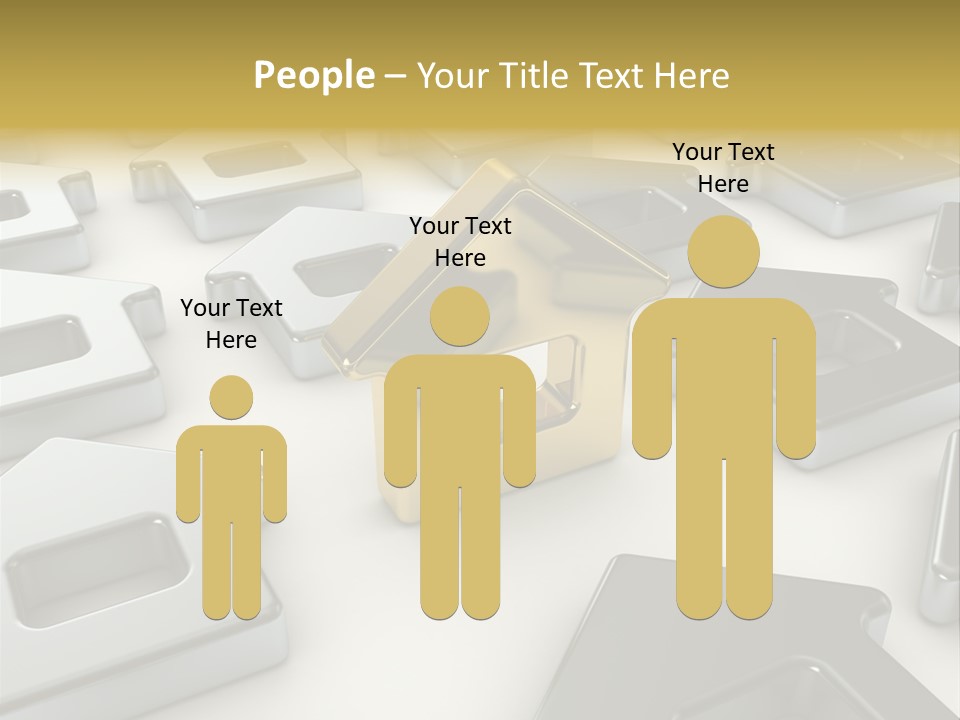 Decoration Yellow Gold PowerPoint Template