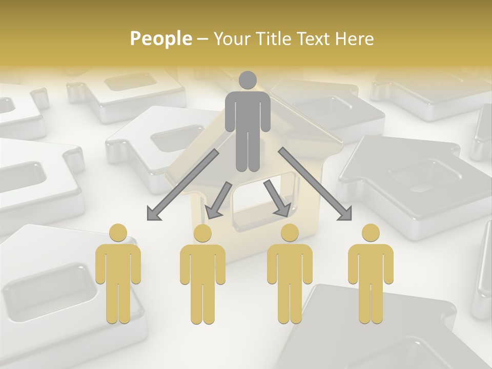 Decoration Yellow Gold PowerPoint Template