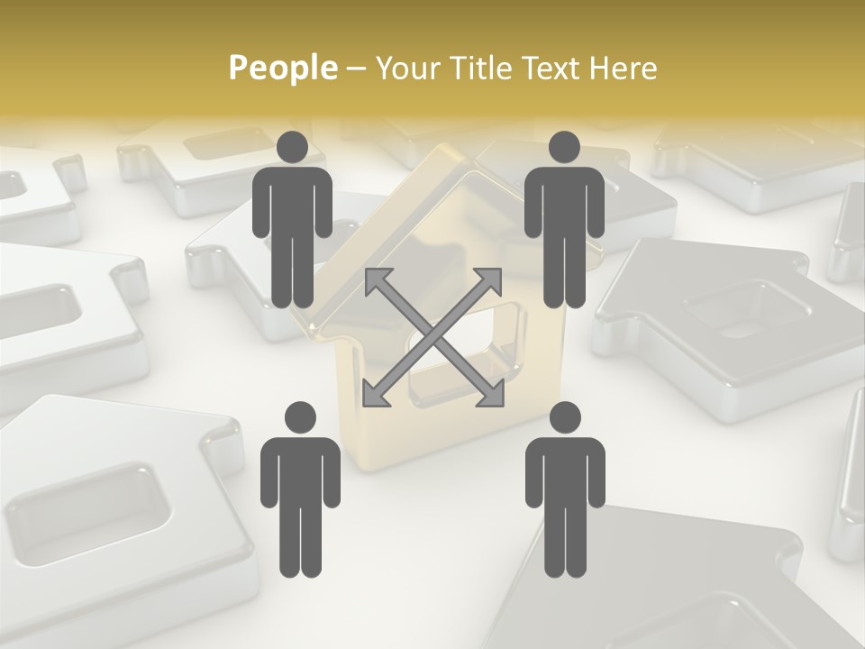Decoration Yellow Gold PowerPoint Template
