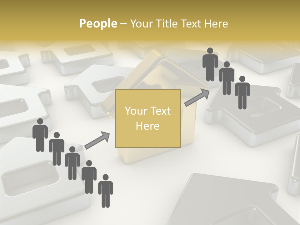 Decoration Yellow Gold PowerPoint Template