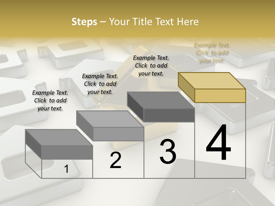 Decoration Yellow Gold PowerPoint Template