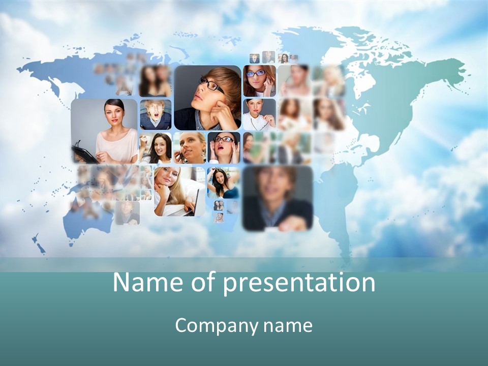 Lady Tech Set PowerPoint Template