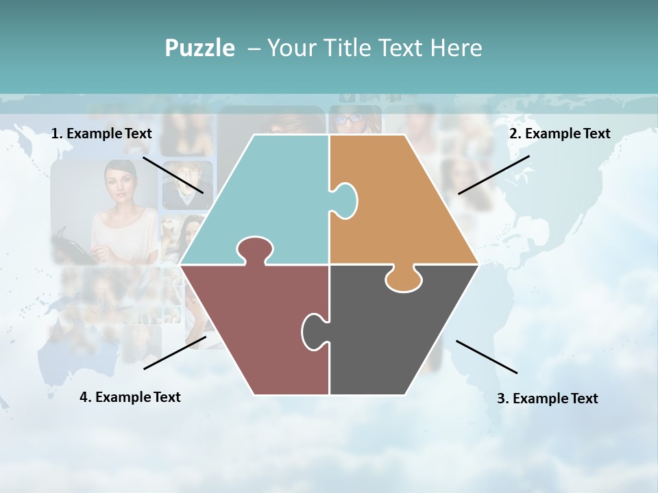 Lady Tech Set PowerPoint Template