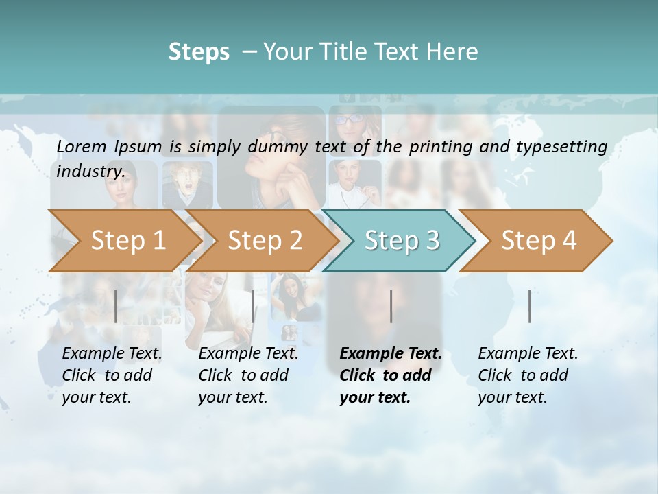 Lady Tech Set PowerPoint Template