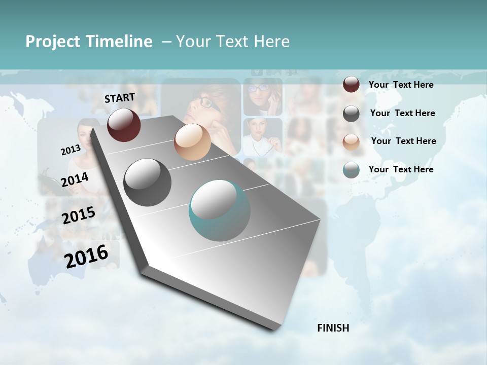 Lady Tech Set PowerPoint Template