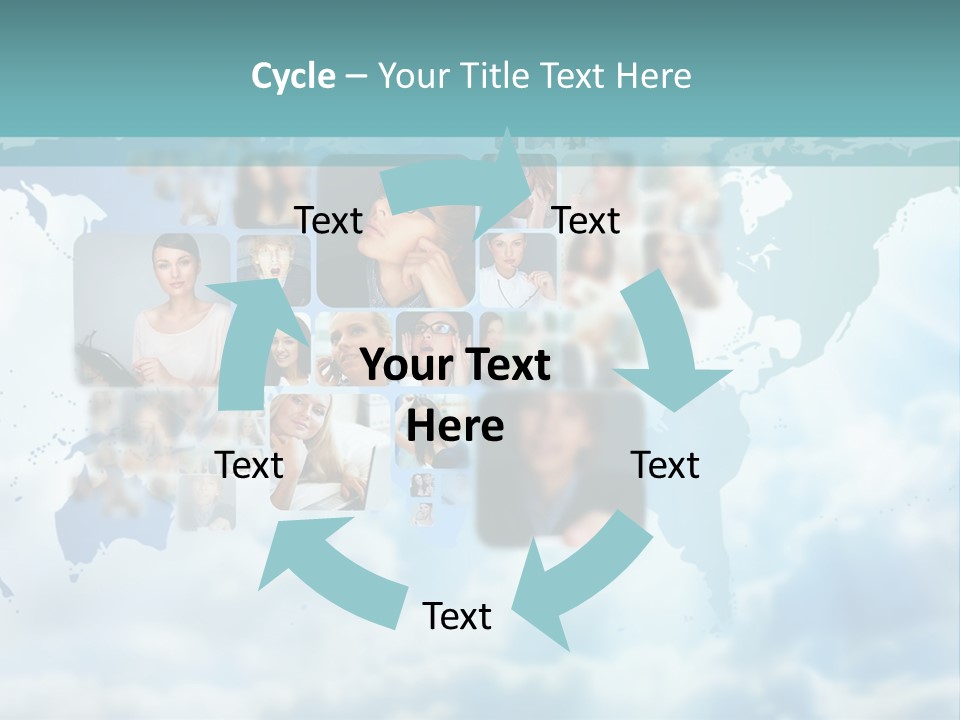 Lady Tech Set PowerPoint Template
