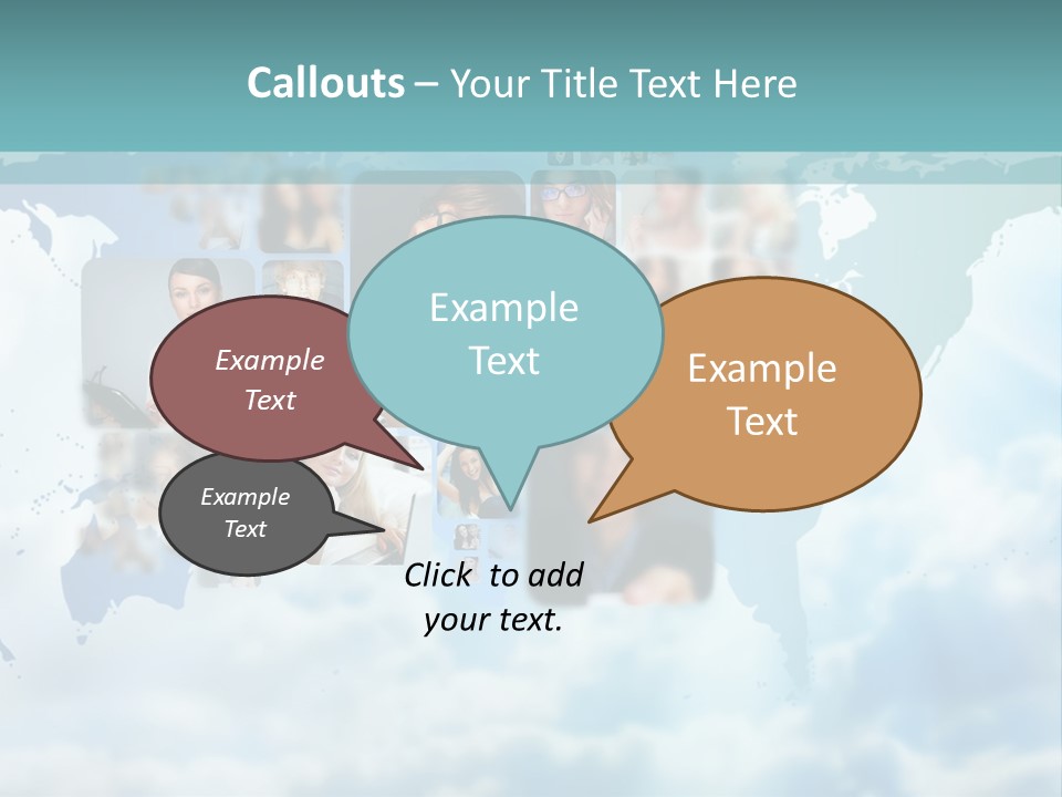 Lady Tech Set PowerPoint Template