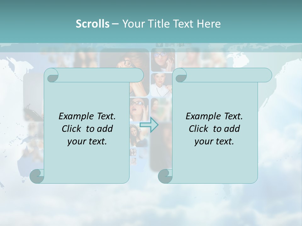 Lady Tech Set PowerPoint Template