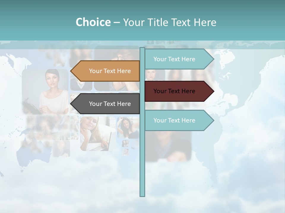 Lady Tech Set PowerPoint Template