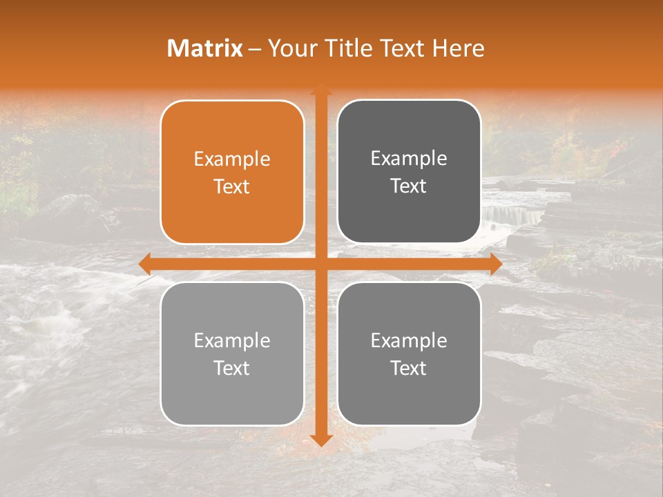 Horizontal Yellow America PowerPoint Template