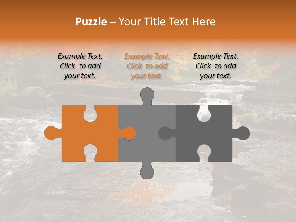 Horizontal Yellow America PowerPoint Template