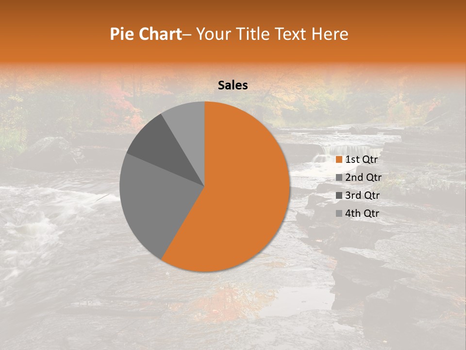 Horizontal Yellow America PowerPoint Template