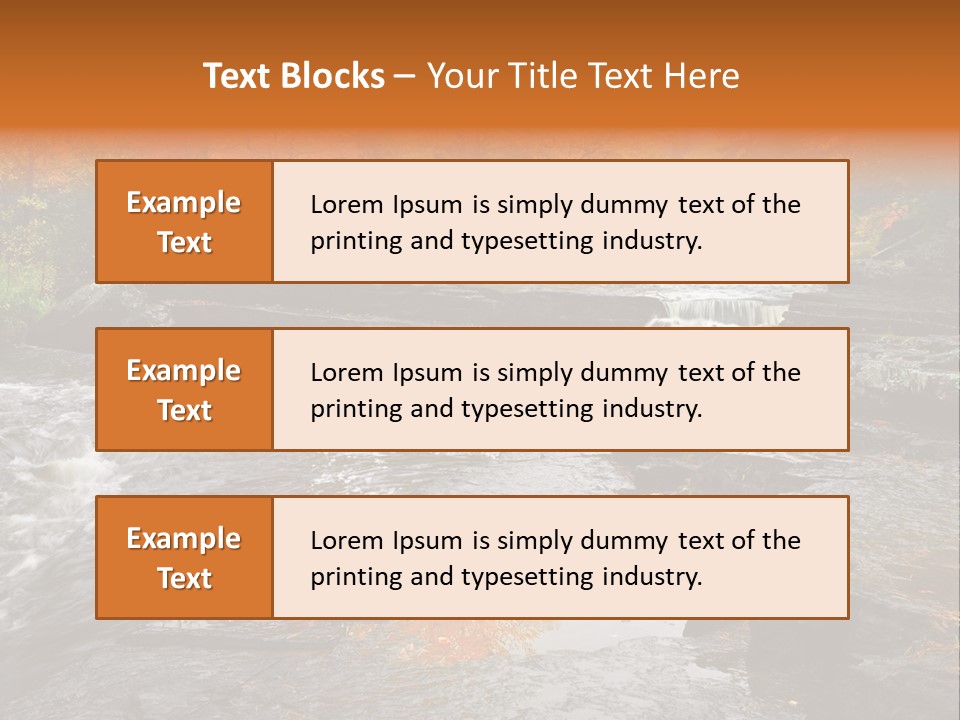 Horizontal Yellow America PowerPoint Template