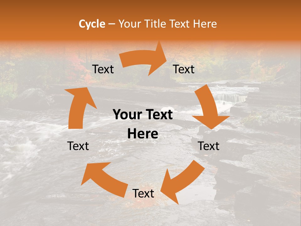 Horizontal Yellow America PowerPoint Template